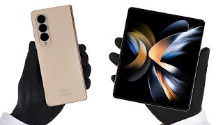 Samsung Galaxy Z Fold 4 Unboxing + Gameplay - ASMR