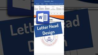 Professional Letterhead Design in MS Word 🖥️📄