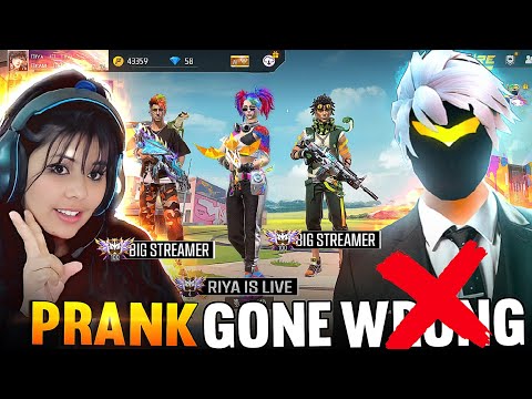 PRANK ON BIG LIVE STREAMER 😈 SALA 😂 ITNA 💔 ठरकी होगा सोचा नही था 😳#prank - Garena Free Fire