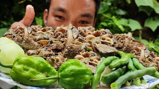 mutton innards || eating food in pure NAGA style || Naga mukbang || kents vlog.