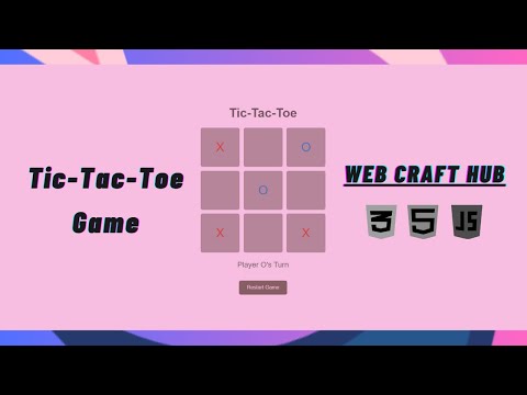 Create TicTacToe Game with HTML, CSS and JavaScript! (Just Coding)