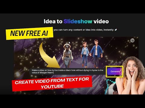 FREE AI TO CREATE YOUTUBE VIDEO FROM TEXT  /  TOP FREE AI