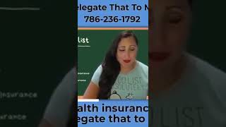 Delegate the health insurance! #healthinsurance