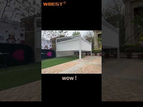 DIY pergola -Customers show us how they build pergola which bought from us #pergola #pergolacover