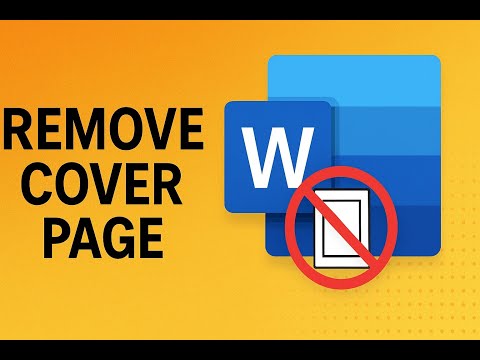 🔥 Instantly Remove Cover Page in MS Word (2025) – Clean Up Your Docs Like a Pro!