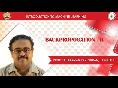 Week 5 Lecture 28 ANN III - Backpropogation II