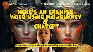here's an example video using midjourney & ChatGPT #openai #chatgpt #canva #midjourney