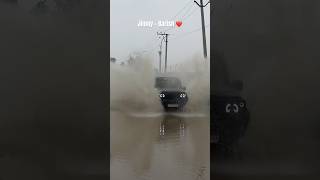 Jimny + Baarish ❤️ #automobile #shortvideo #jimny #jimnyoffroad #barish #rain #shorts #short #bhfyp