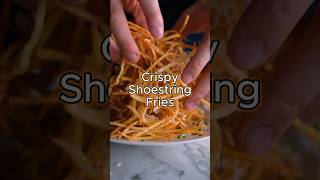 Crispy shoestring fries 🍟 #shorts