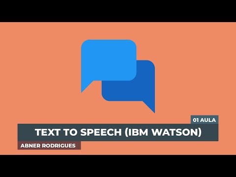 Como usar o Text to Speech (IBM Watson) - Java