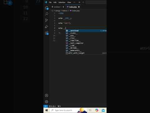 magic constants in php #shorts #php #coding #development