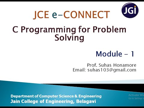 C Programming class 1