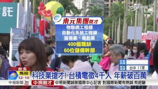 缺很大! 科技業景氣復甦 徵才上萬人│中視新聞20170305