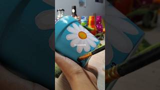 Maceta pintada 🪴#maceta #pintafacil #manualidades #youtubeshorts #ideascreativas #flores #arte #diy