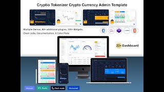 Tokenizer CryptoCurrency Admin Templates Bootstrap 5 with Crypto UI Kit