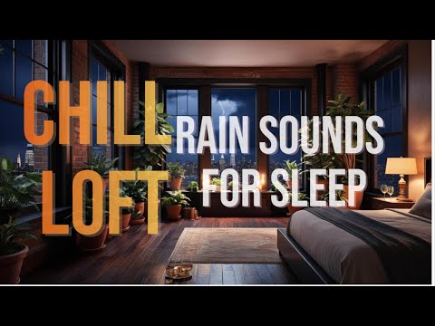 Let the chill begin-relax, unwind and chill. Rain sounds in an NYC loft, get cozy.