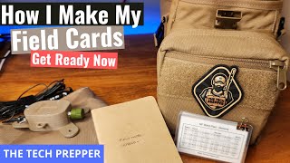How I Make My Field Cards - Get Ready Now