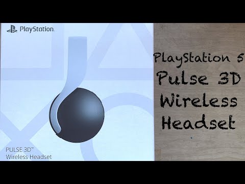 PlayStation 5 Pulse 3D Wireless Headset Unboxing