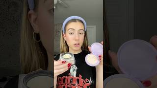 How to use loose setting powder vs pressed powder! #makeup #makeuptutorial #beauty #makeuphacks