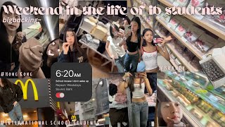 weekend in the life of ib students #fyp #highschool #viral #bikinibottomsup #ibstudent #summer
