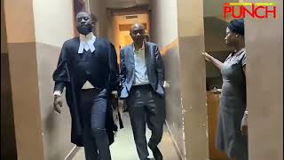 Moments Emefiele Leaves Courtroom With Legal Team After EFCC Hearing