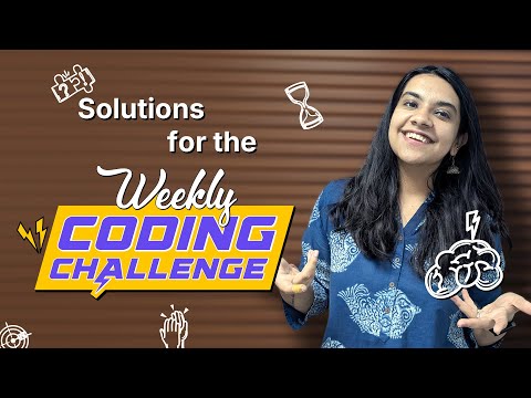 Solutions to Unstop's Weekly Coding Challenge no.33 | Try now for FREE!