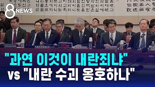 "과연 이것이 내란죄냐"…"내란 수괴 옹호하나" / SBS 특집 8뉴스