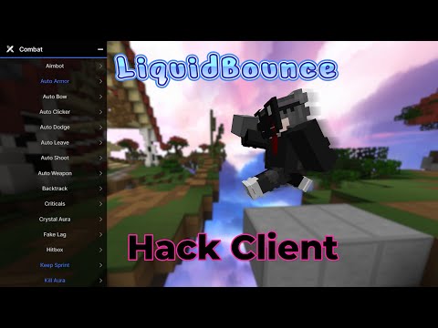 Destroying Skywars Lobbies w/ Liquidbounce Hack Client | Montage