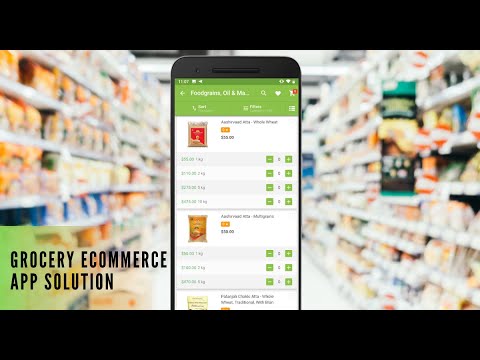 eCommerce Grocery Delivery Mobile App Solution | iOS & Android App for Supermarkets