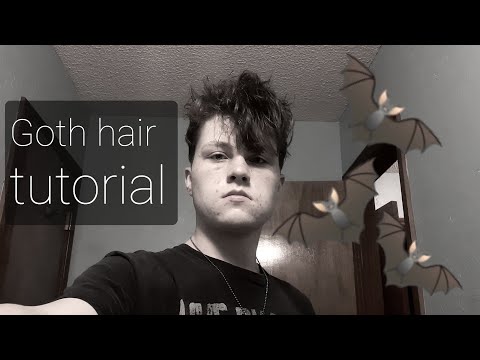 Goth hair tutorial