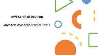 AWS Certified Solutions Architect Associate (AWS SAA-C01 & AWS SAA-C02)- Real Exam Questions