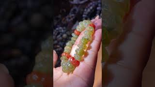 Natural Gobi Green Ice Meridian Agate Bracelet | Energy Healing Jewelry for Inner Clarity #jewelry