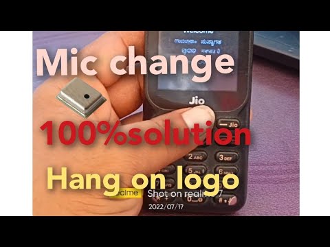 jio phone f320 hand on logo after mic change #jio 320 me mic change karne par hang on logo#solutions