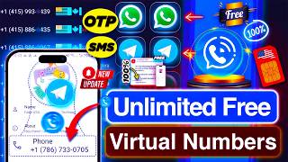 ✅Get FREE USA Virtual Number For WhatsApp, Telegram OTP Verification | Fake whatsapp kaise banta hai