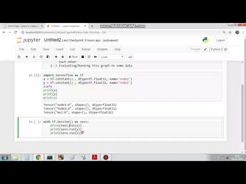 Tensorflow: 05 Graph, Session and Nodes in Tensorflow Part-2