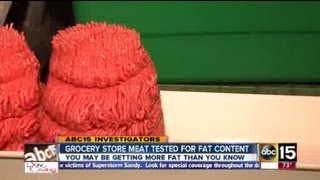 Grocery store meat tested for fat content PART TWO