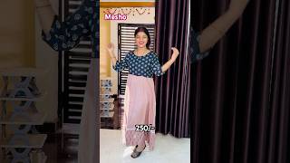 250/- beautiful gown 👉 #mesho #meesho 😍