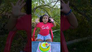 Baby eats cake the right way 🎂😋🥰#mistihappylifestyle #shorts #viral #funny