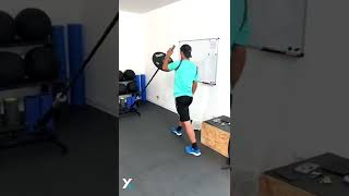 Tennis Training: Landmine Exercise