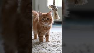 Petit chaton. grand saut... raté mais trop mignon !