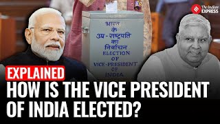 Who elects India’s Vice President & how? Dhankhar quits, EC starts process | Explained