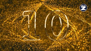 ⏳Golden Shiny Countdown 10 seconds - 10 Sec - Countdown Timer - Conto alla Rovescia 10 secondi
