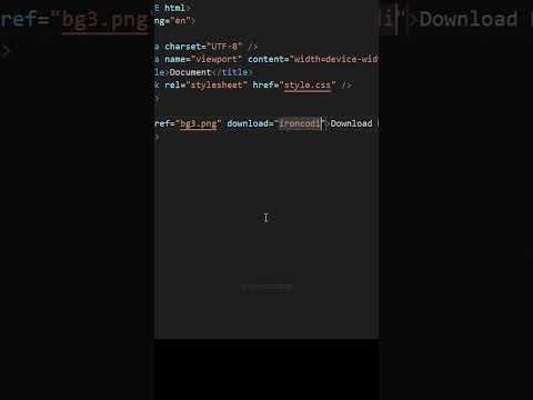 HTML Download Attribute Enhance Your Website with a Download Feature #html #html5 #webdevelopment