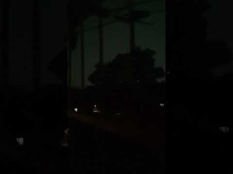 céu noturno chuvoso