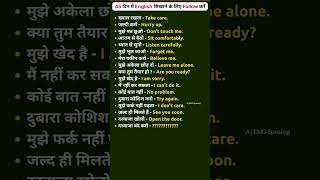Commonly Used English Sentences You Should Know. #113