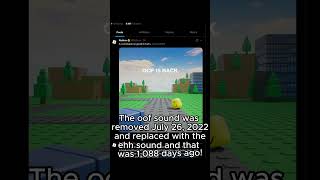 Roblox OOF Sound Coming Back!