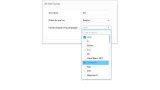 ZK Component Searchbox Demo