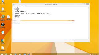 Quick Tutorial - How to Add Text Boxes and Labels to HTML - input tag