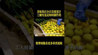 美味的百分百青蘋果汁工廠究竟是如何製作的 #果汁 #科普 #涨知识 #美食制作 #food #美食