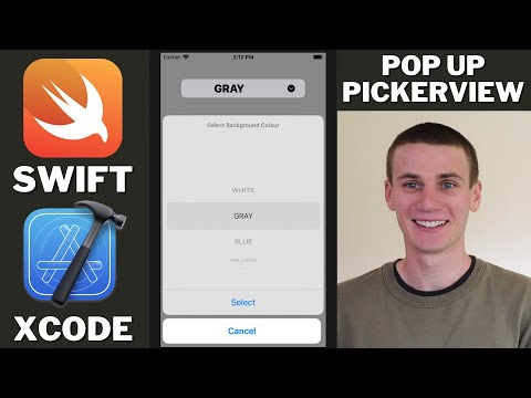Pop Up Picker View Swift Xcode Tutorial - UIPickerView inside Alert Dialog